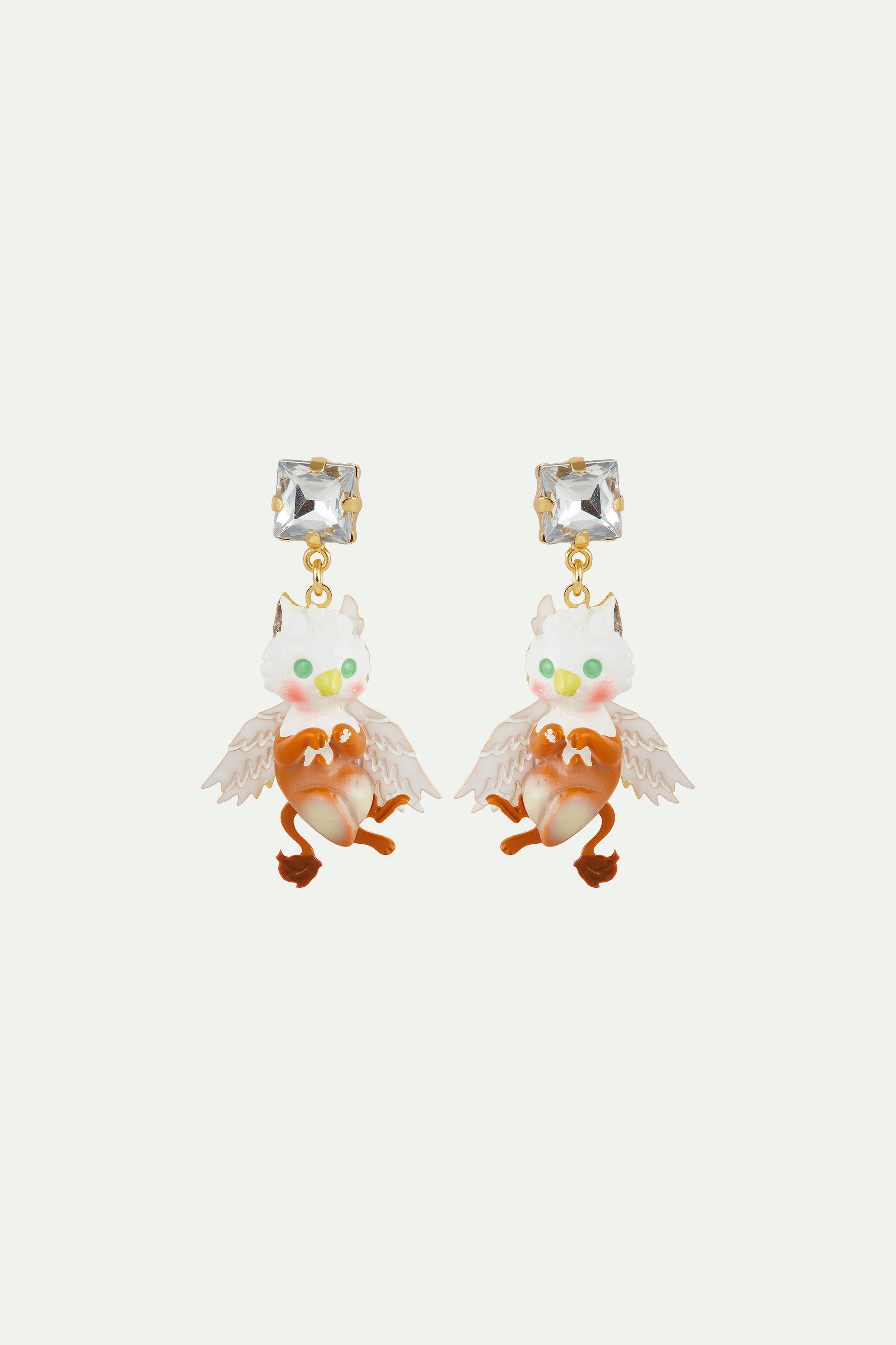 Griffin clip-on earrings