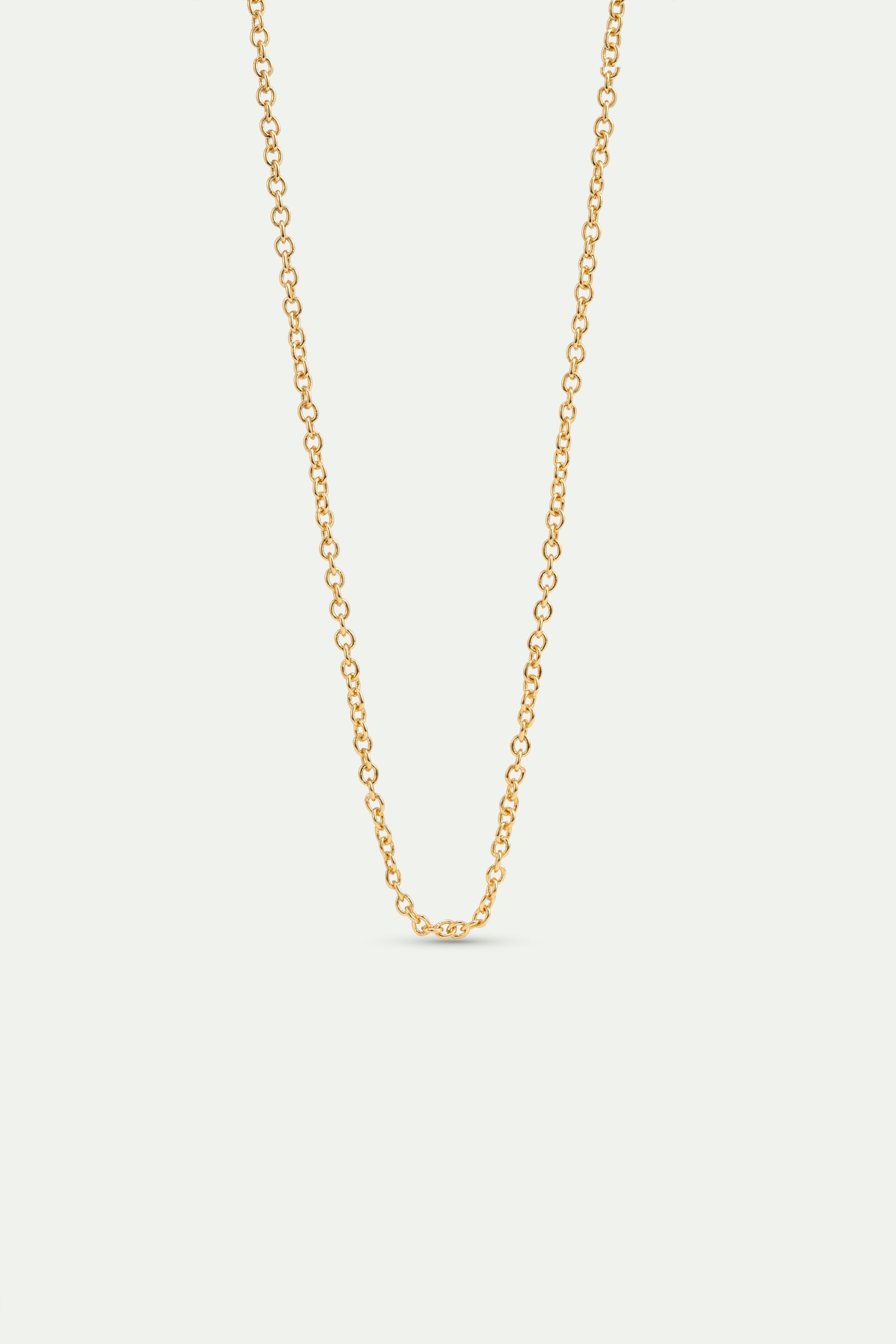 Fine link chain necklace