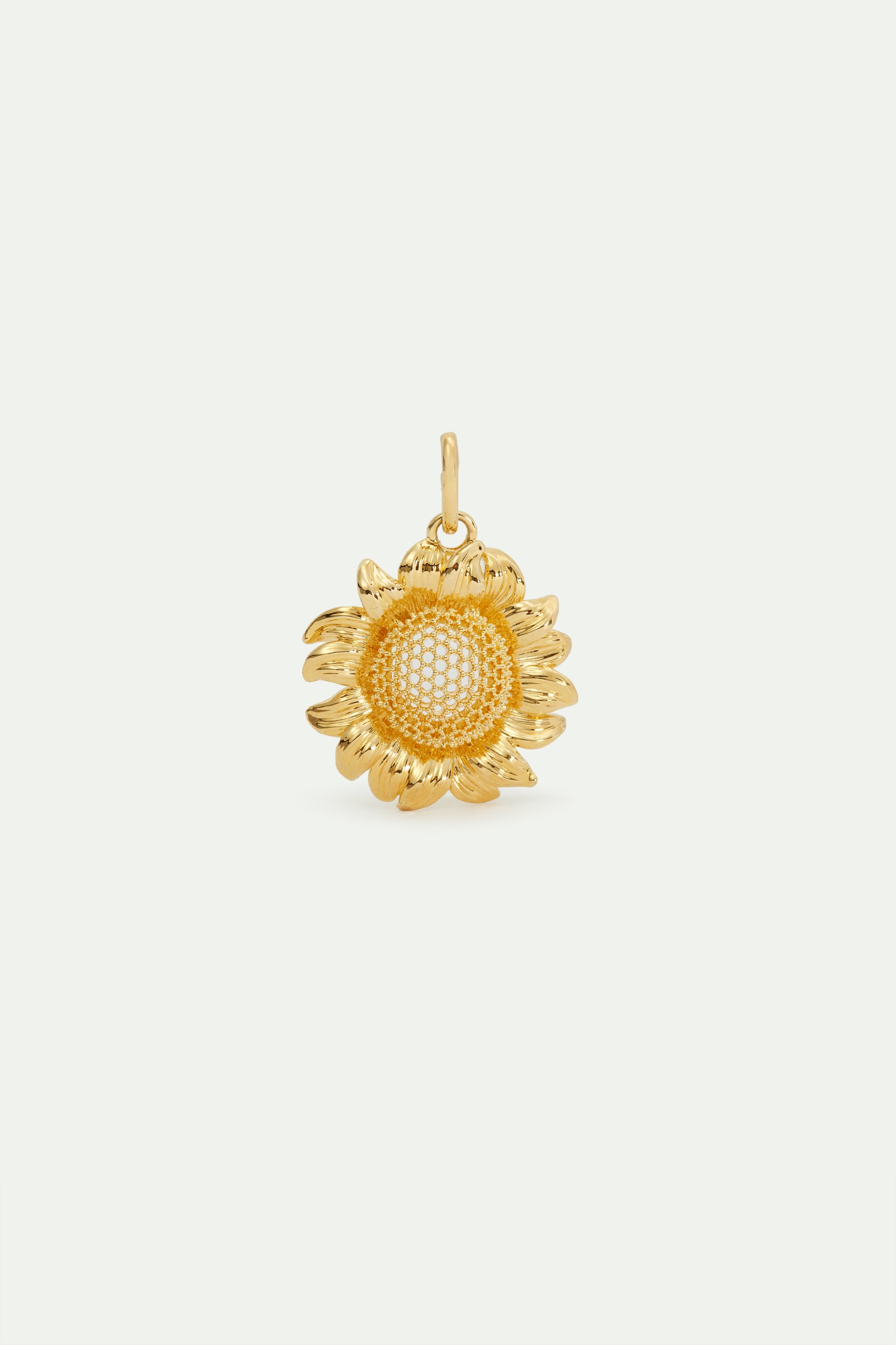 Golden sunflower pendant, Life and Loyalty