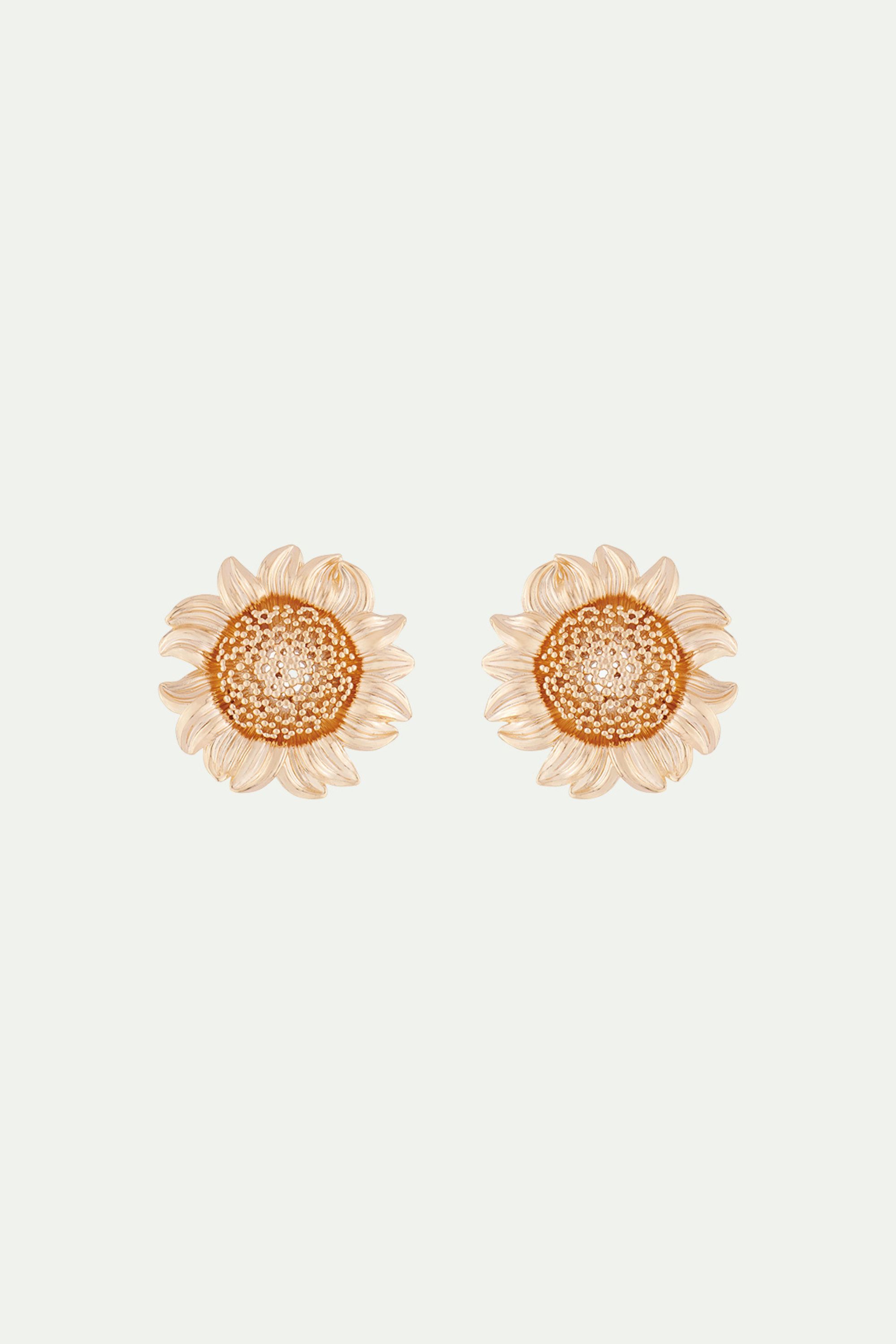 Sunflower earrings