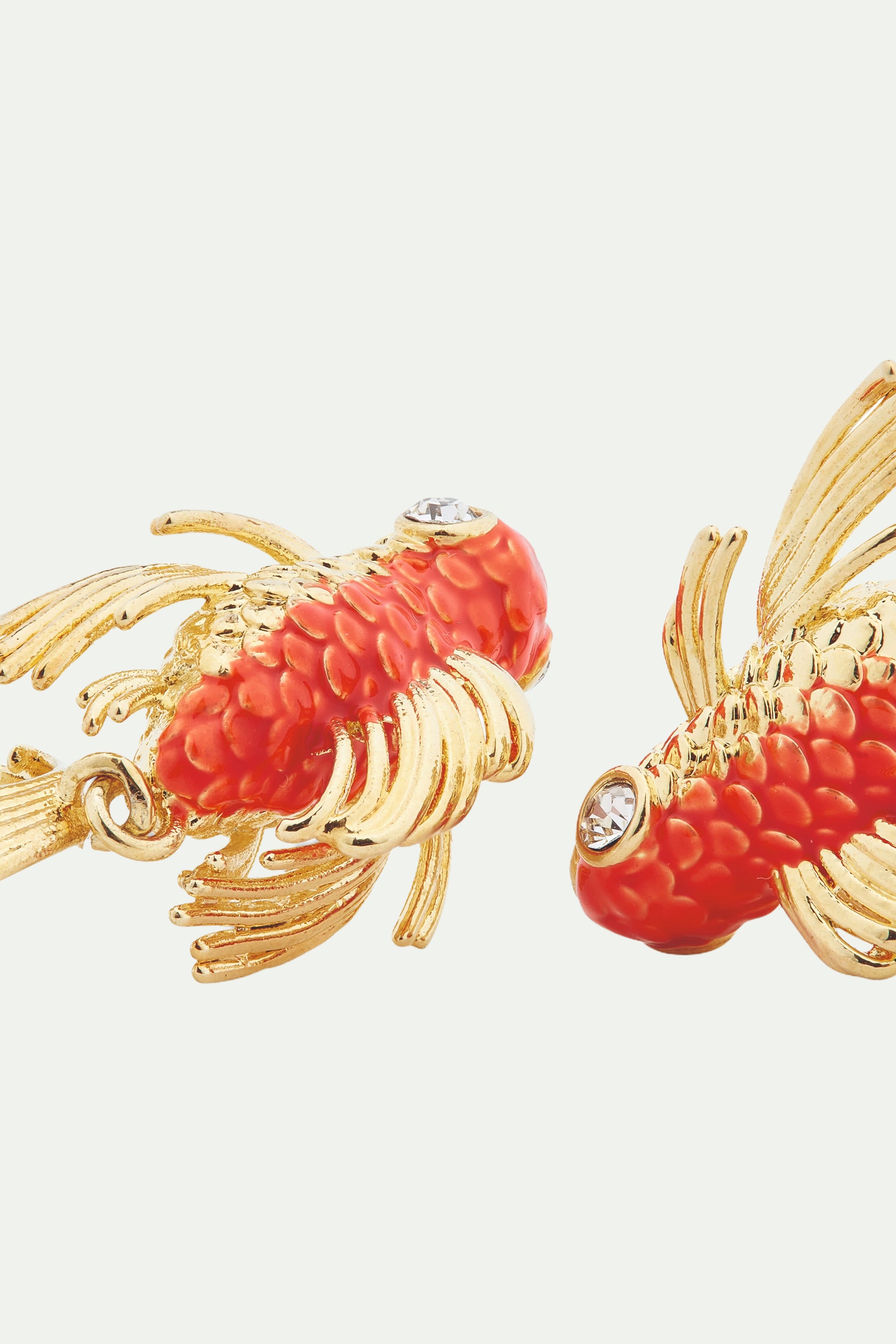 Koi fish post earrings