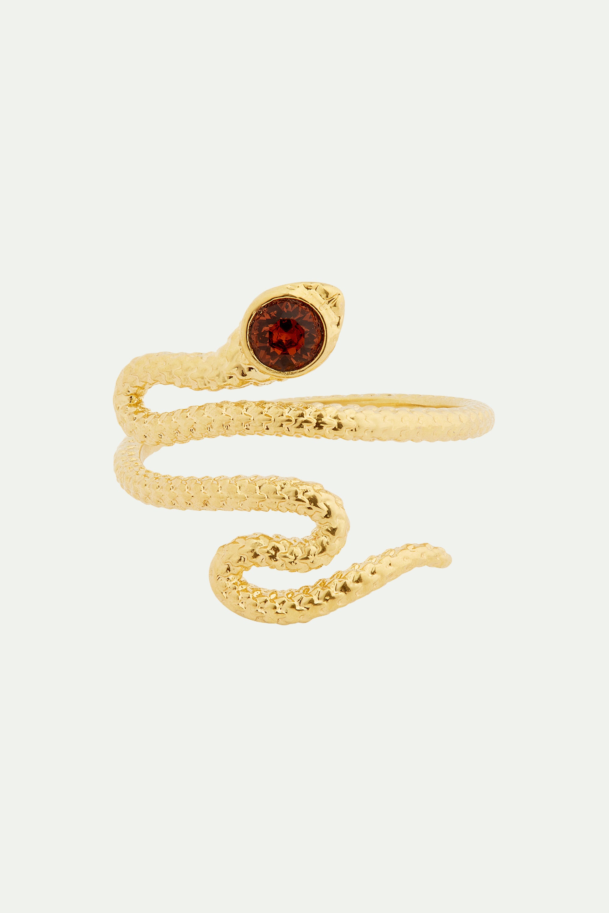 Egyptian snake adjustable ring