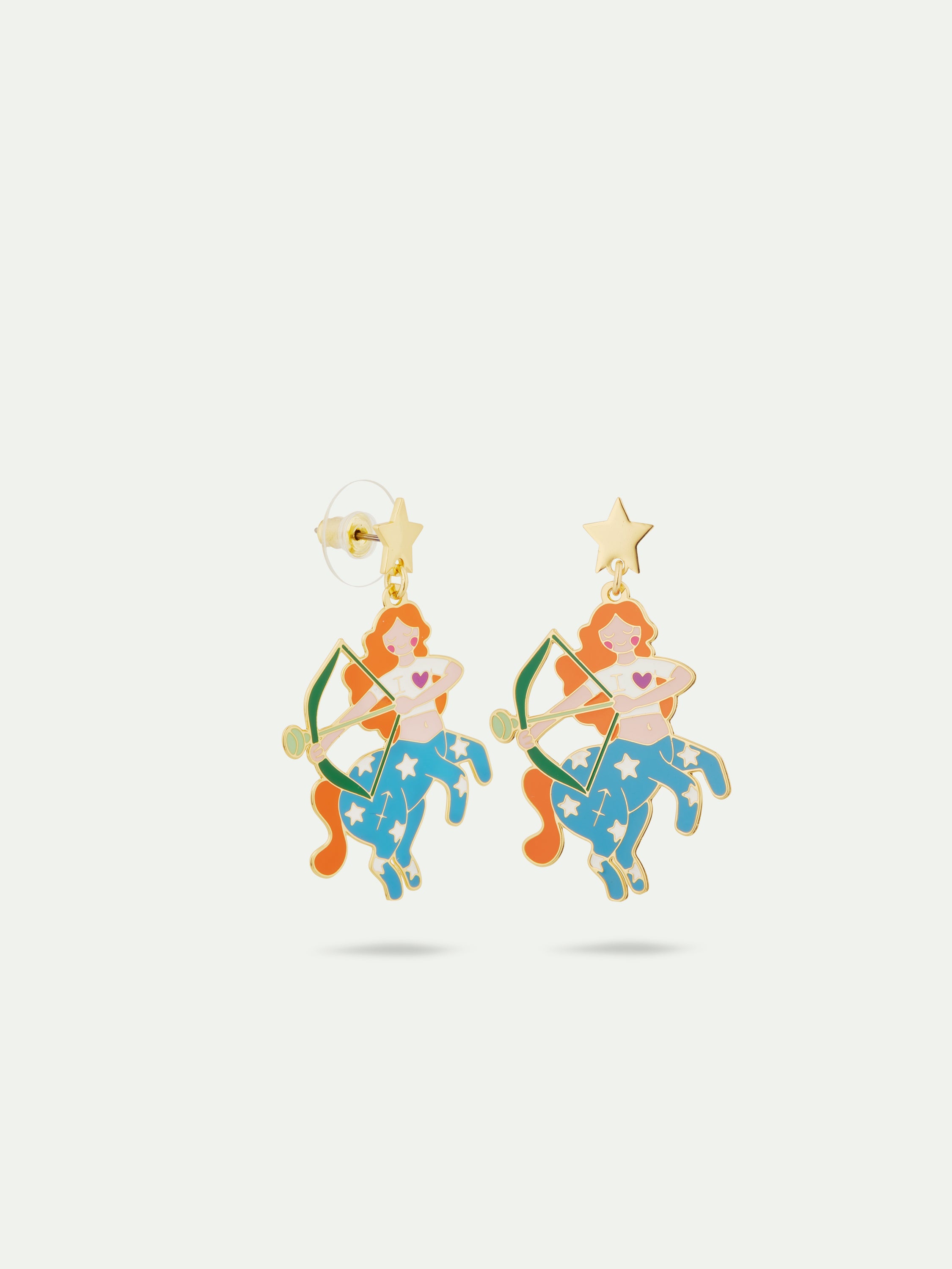 Sagittarius astrological sign earrings