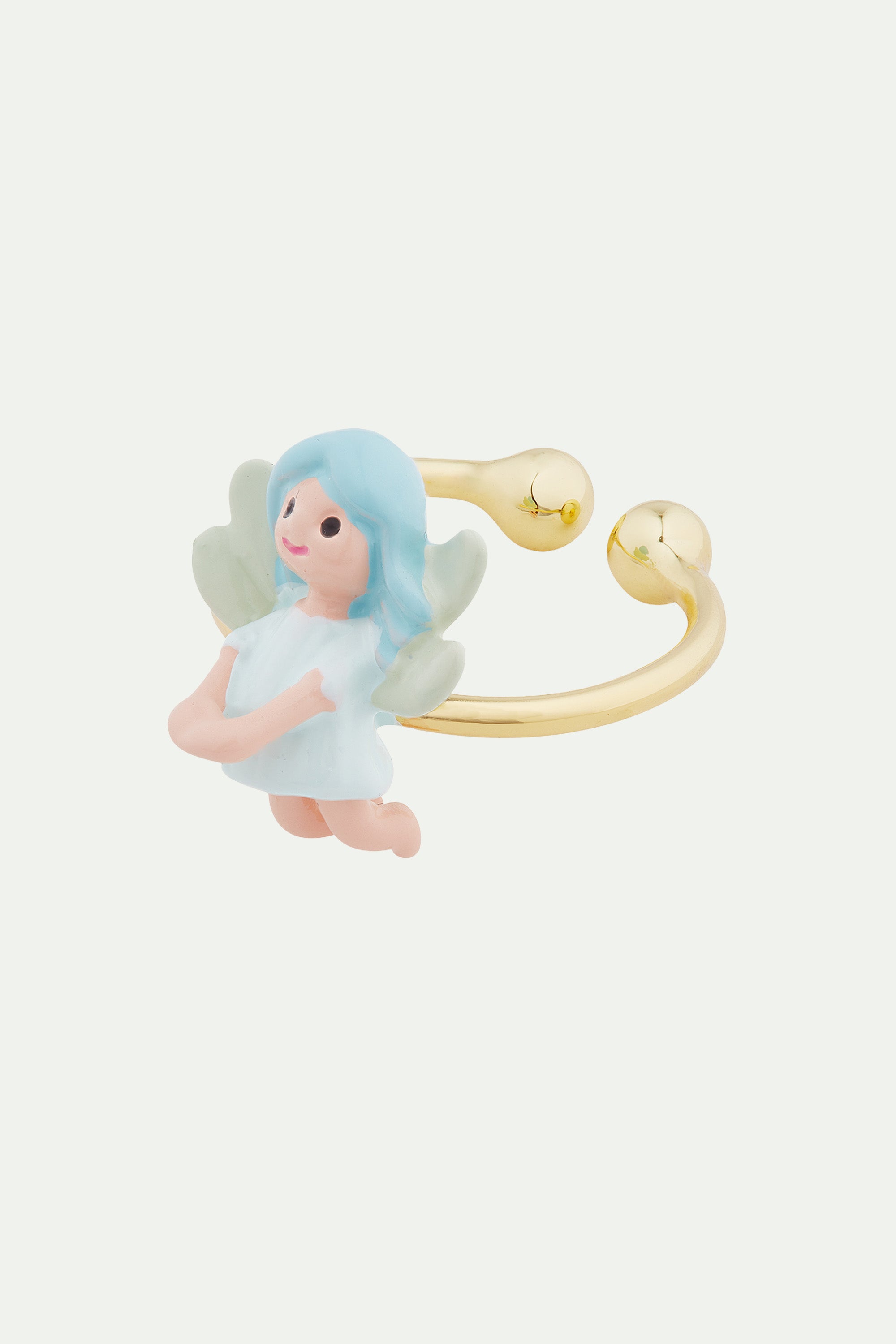 Blue fairy adjustable ring