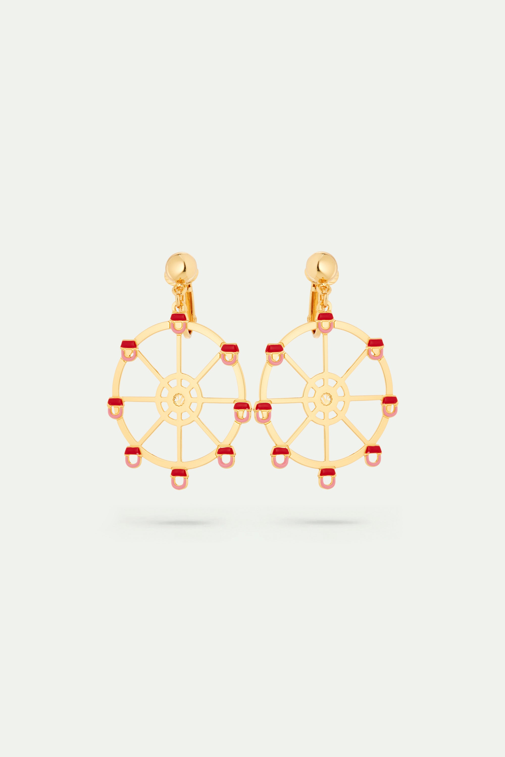 Ferris wheel earrings