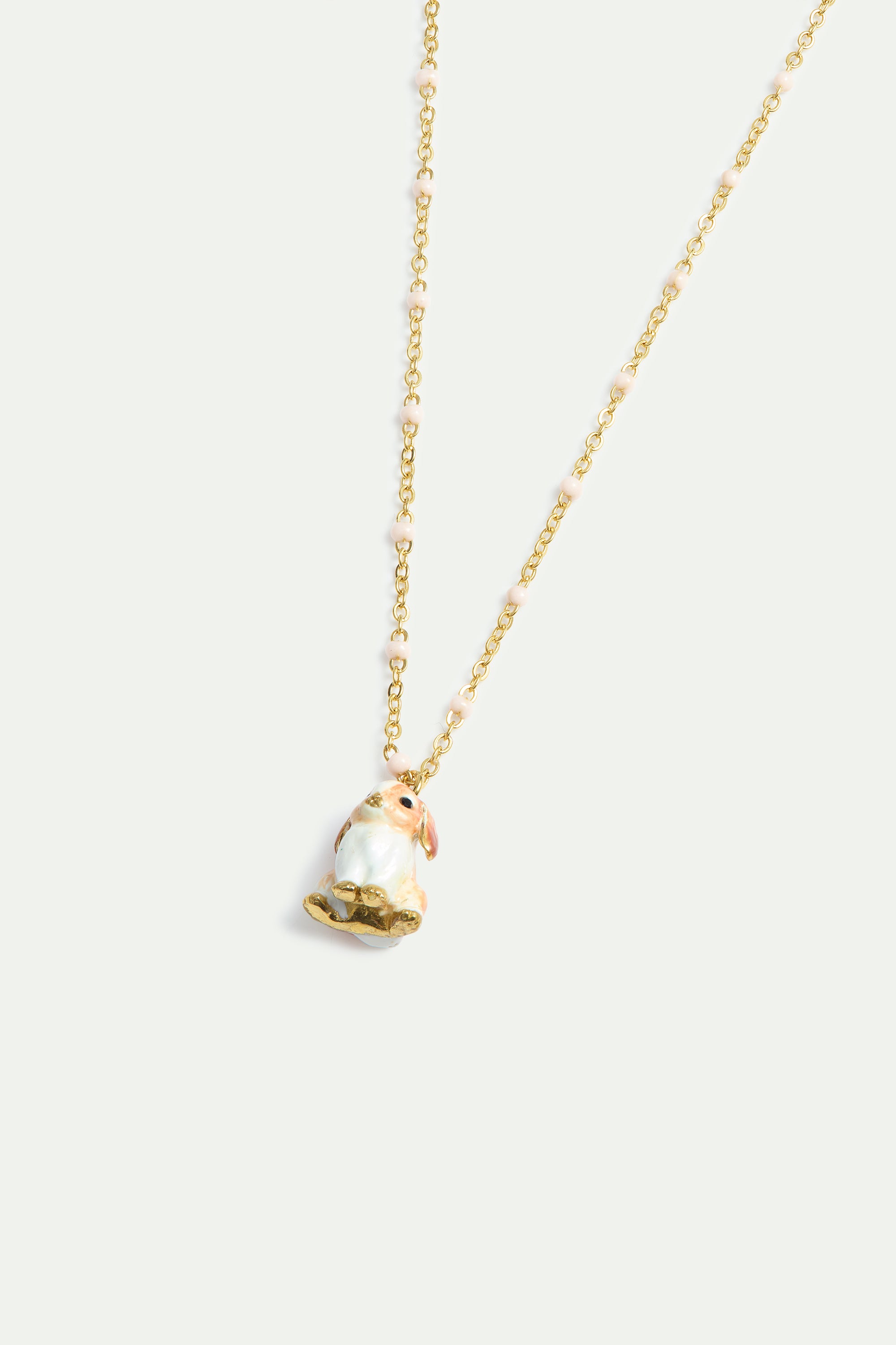 Necklace rabbit LES NEREIDES LOVE ANIMALS