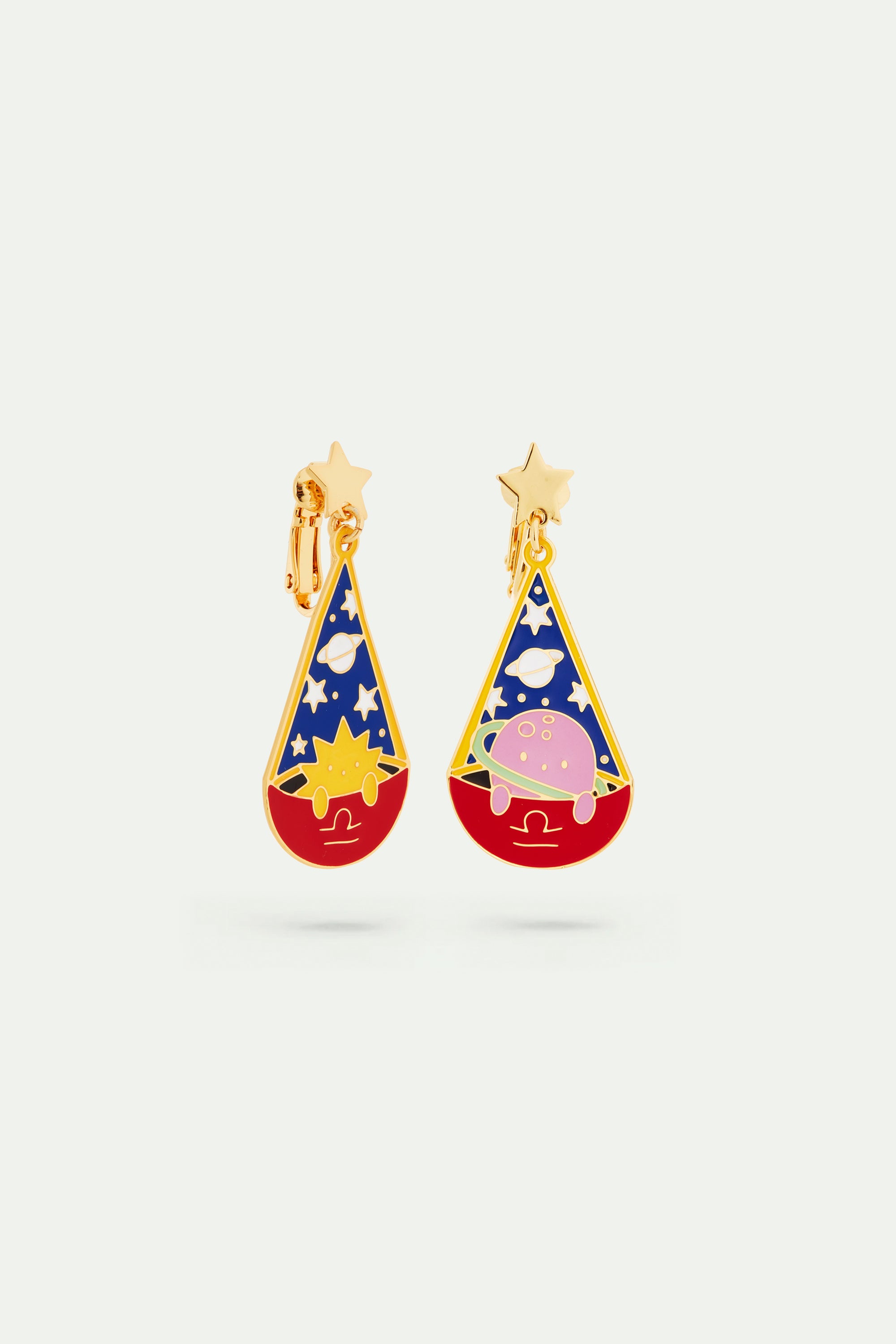 Libra astrological sign earrings