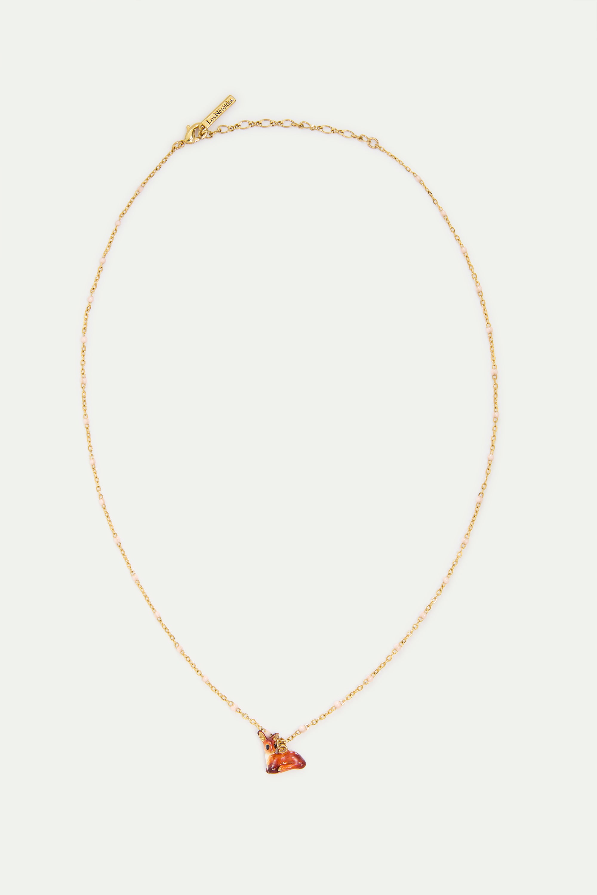 Necklace fawn LES NEREIDES LOVE ANIMALS