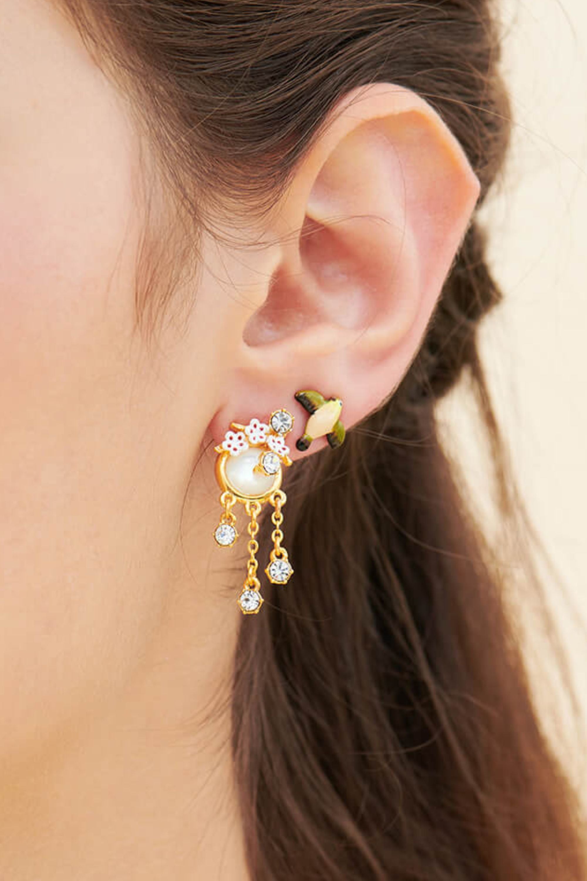 Post Earrings HANAMI