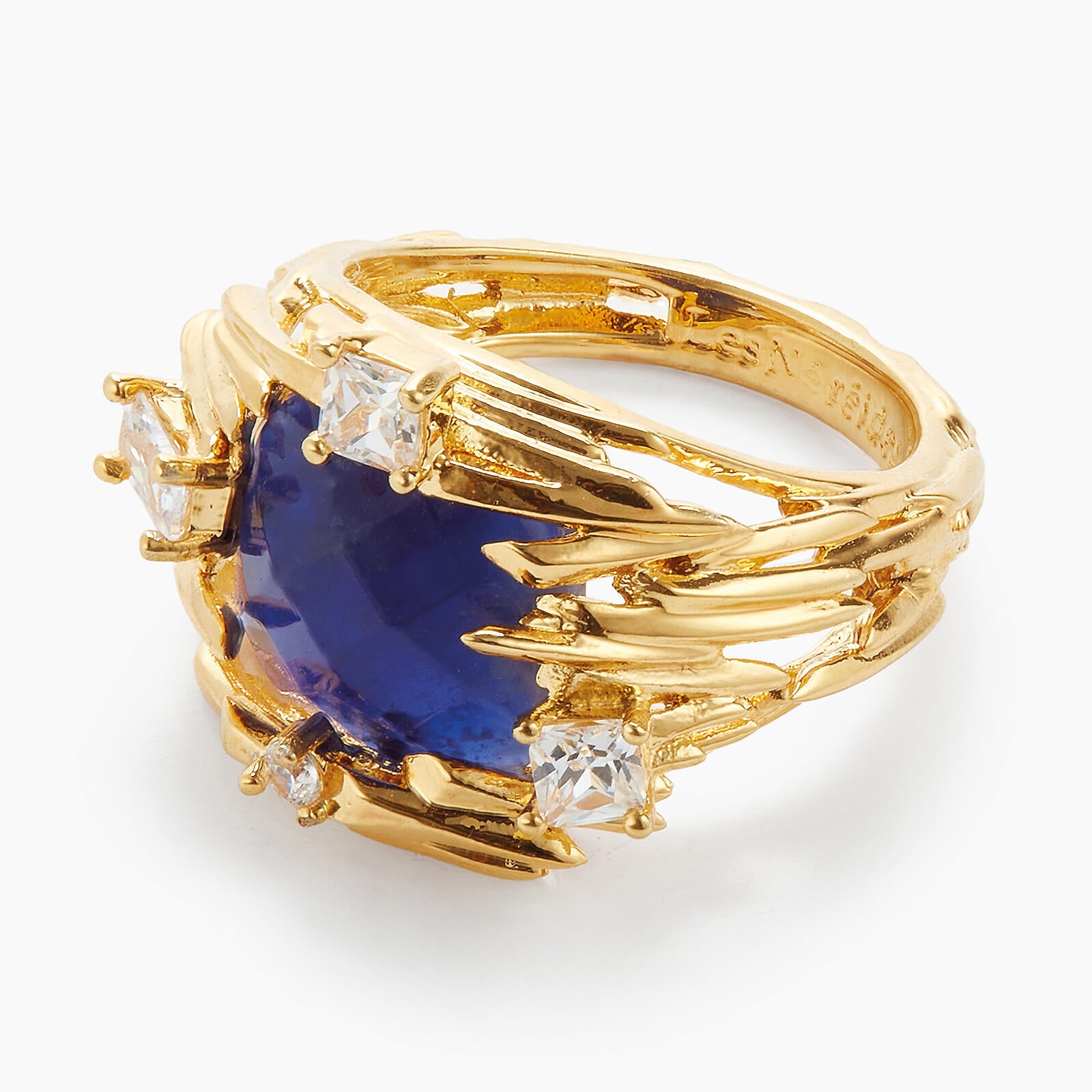 Sodalite cocktail ring