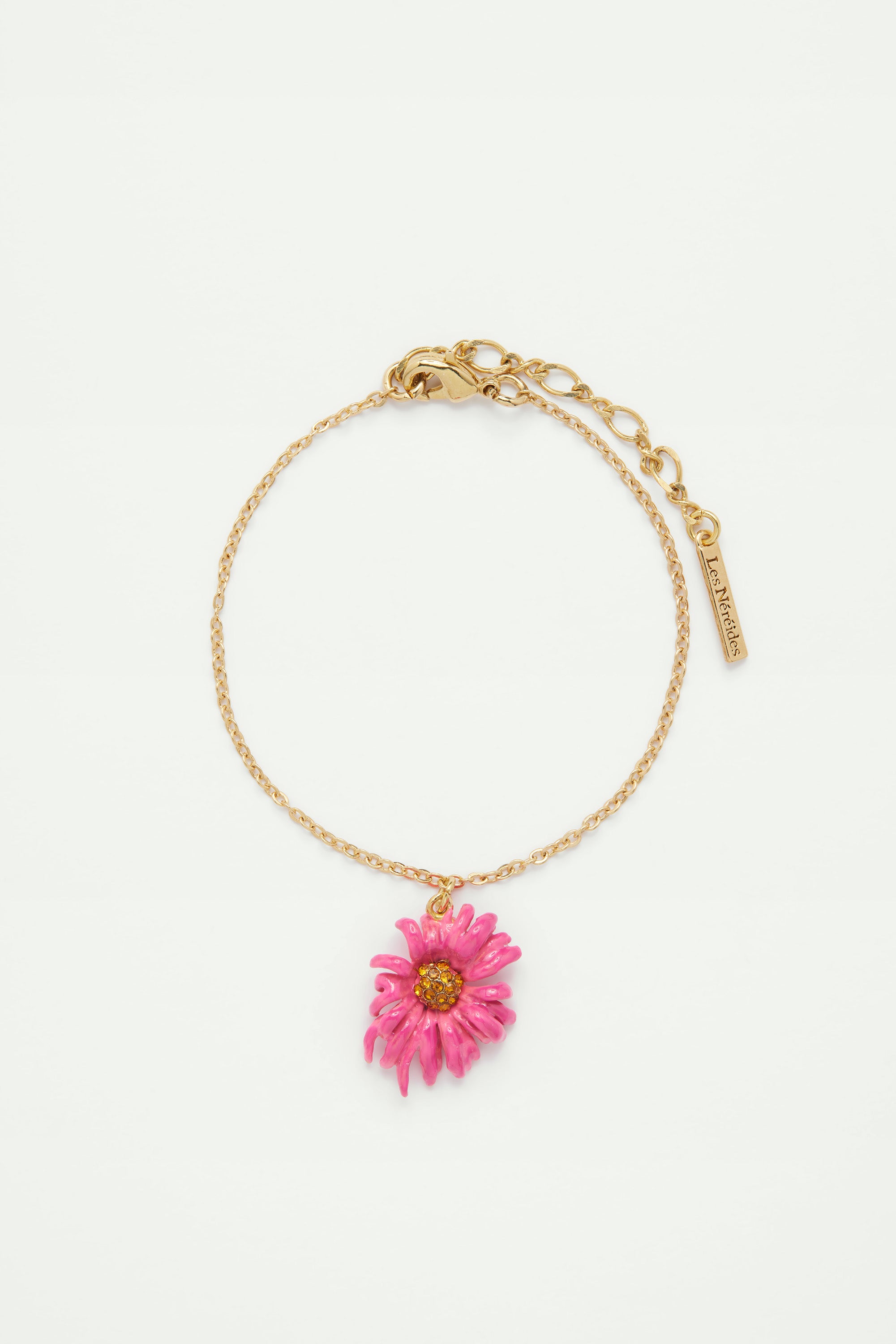 Cosmos flower fine bracelet