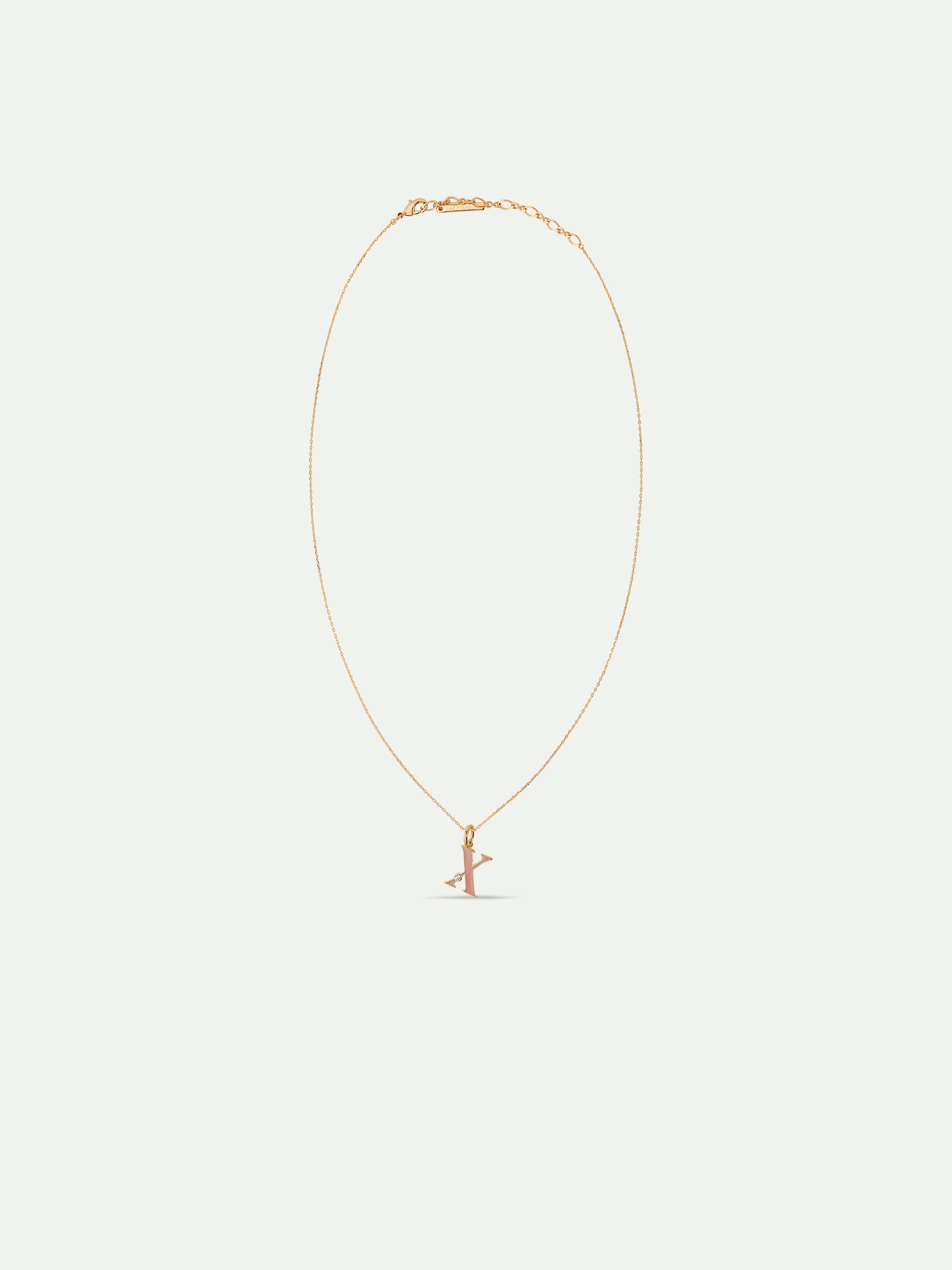 Letter X pendant necklace