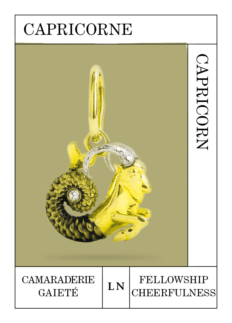 Capricorn pendant, Rallying and Happiness