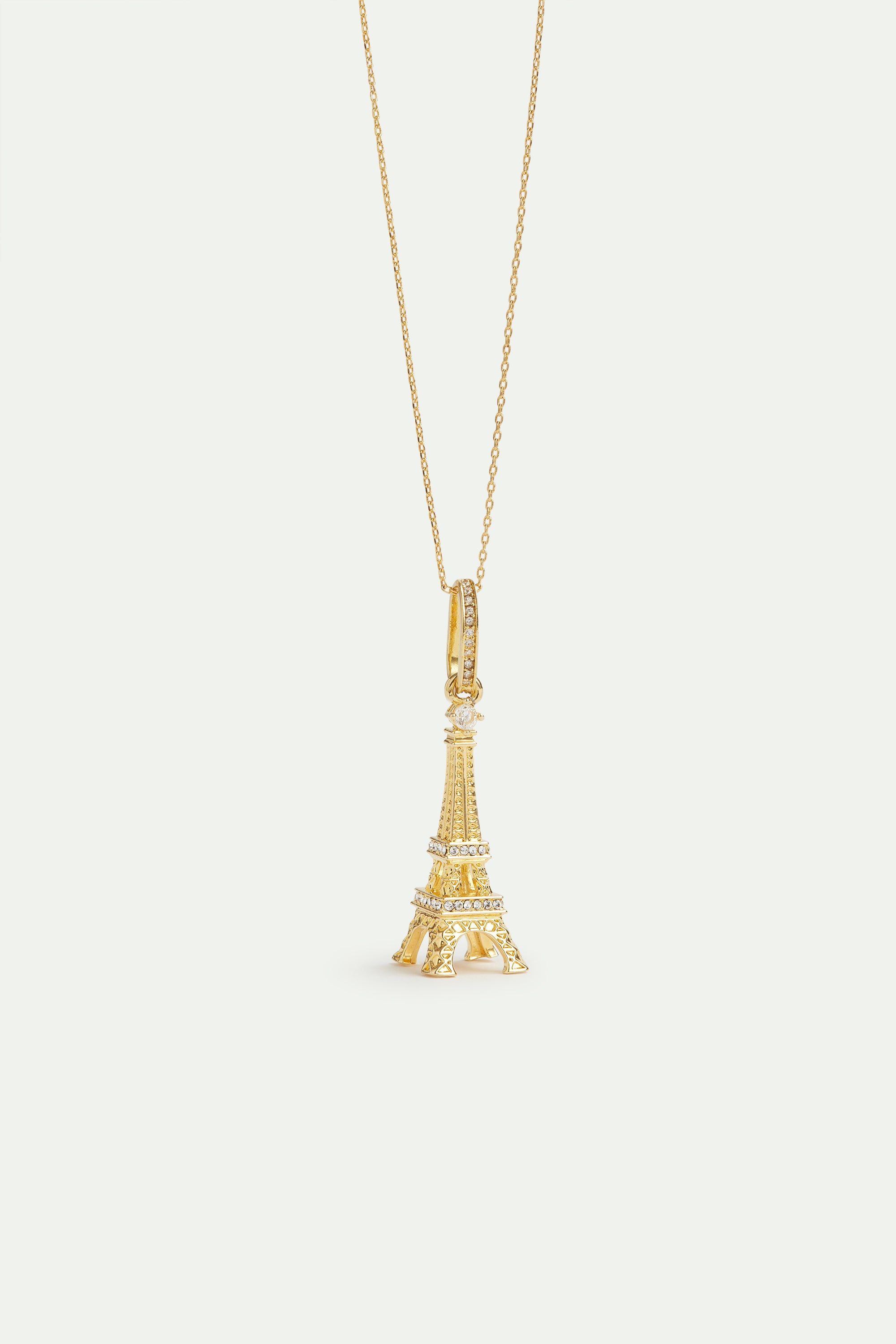 Golden Eiffel tower pendant, Ingenuity and Ambition