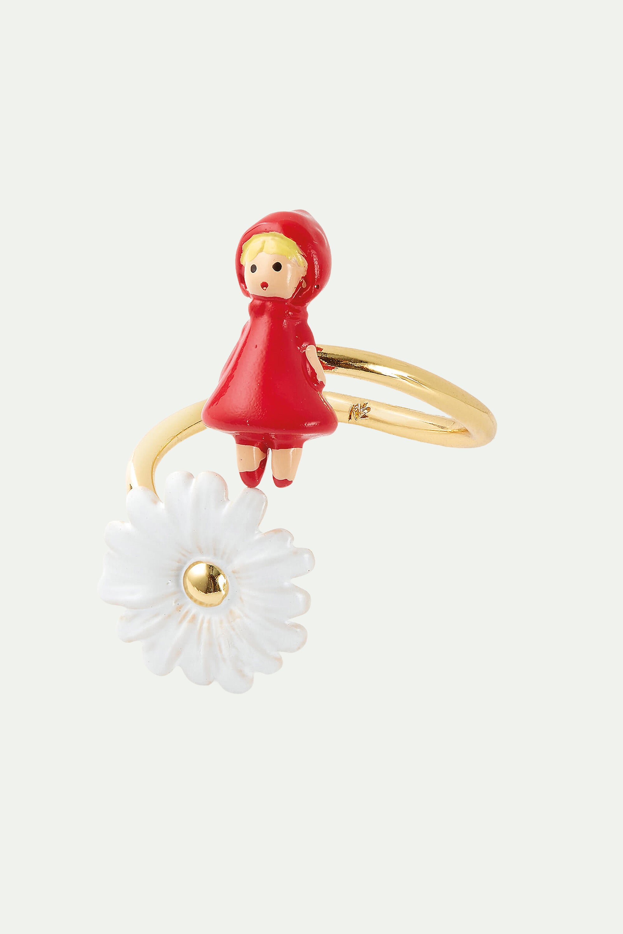 Little Red Riding Hood and Daisy adjustable ring