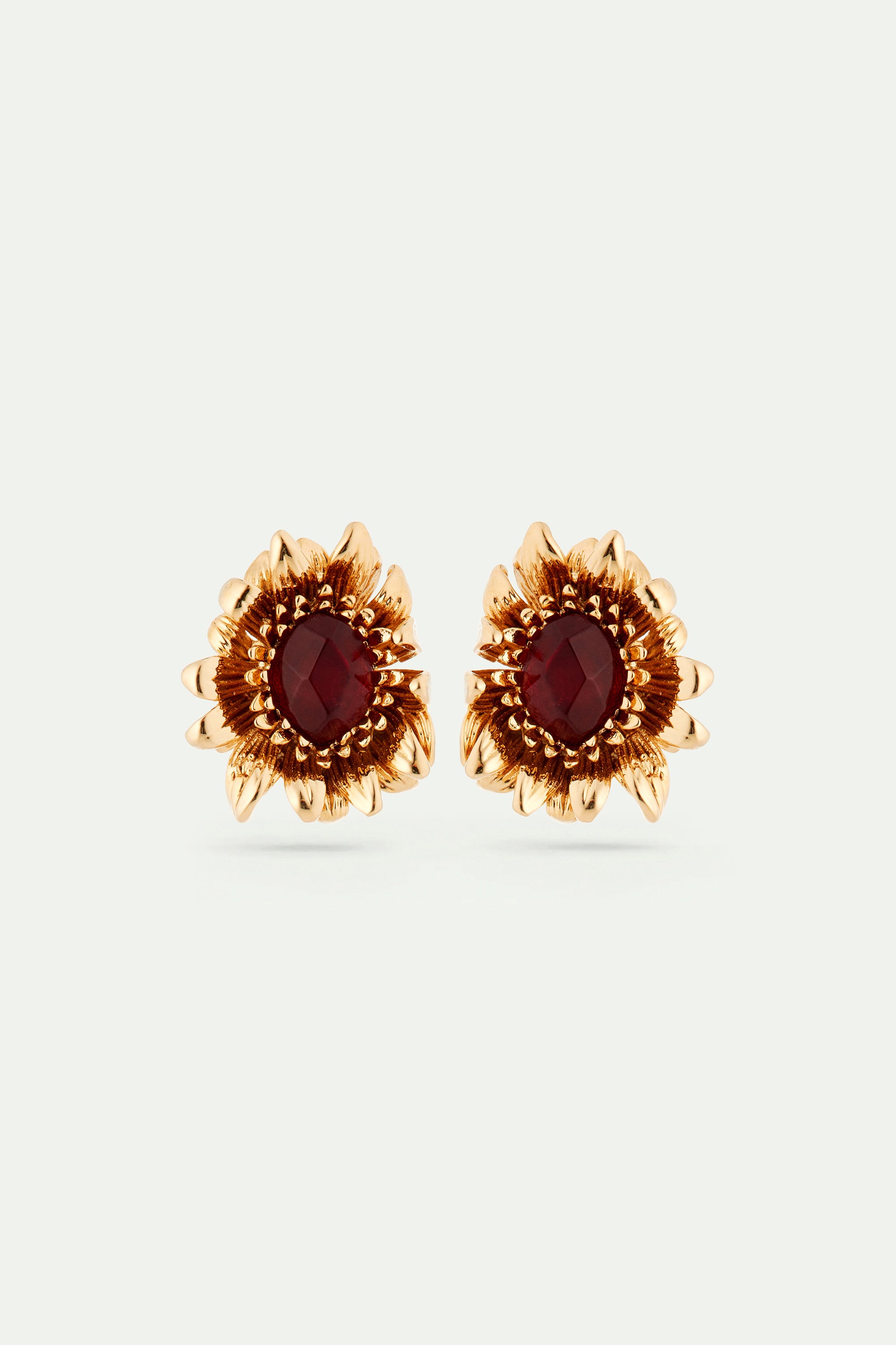 Sunflower post earrings