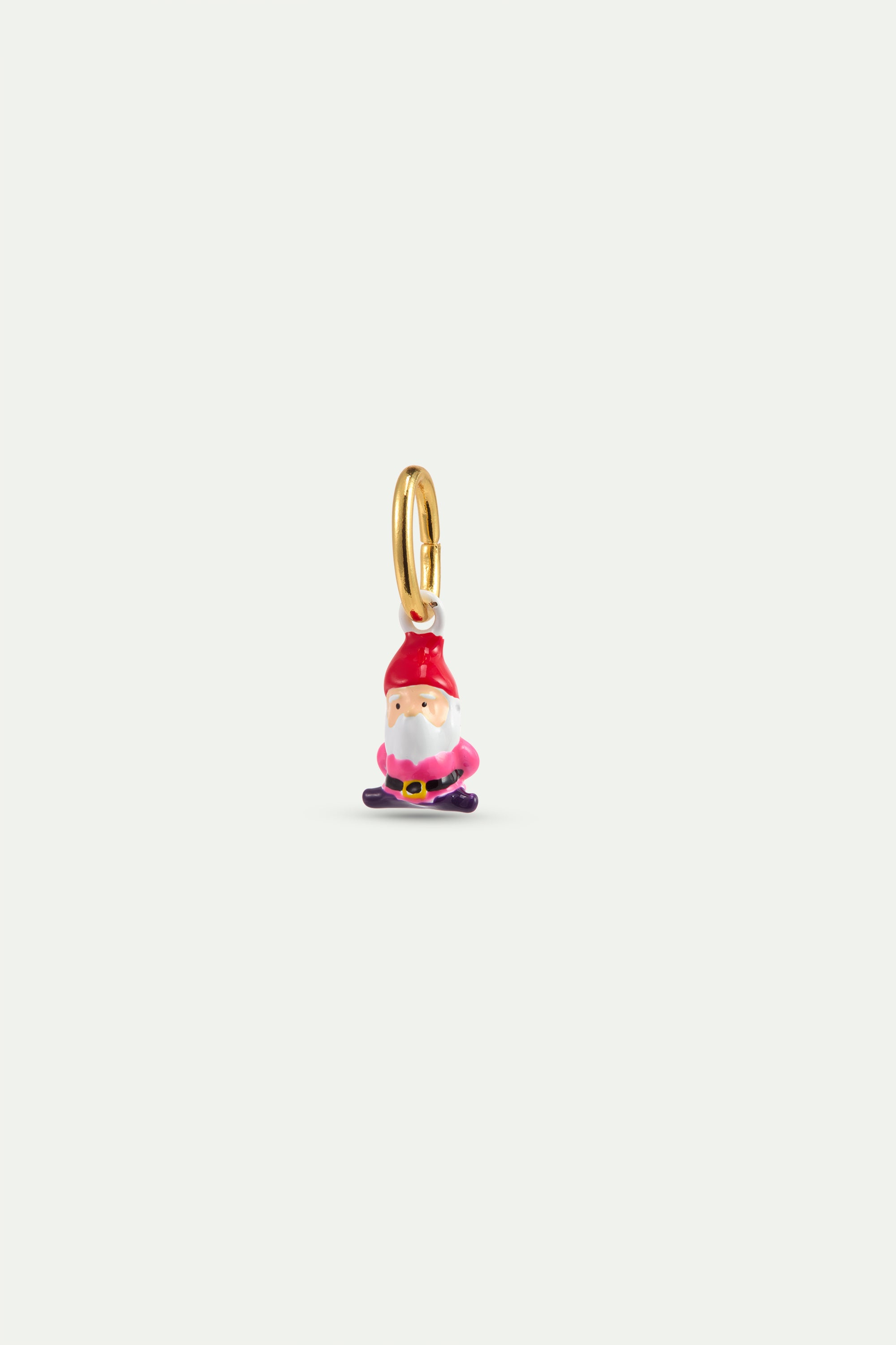 Pendentif Nain rouge et rose