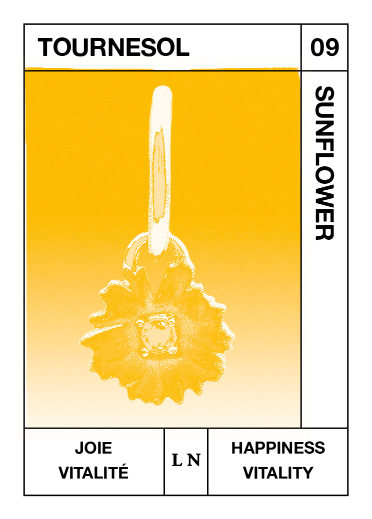 Sunflower Pendant, Joy and Vitality - September