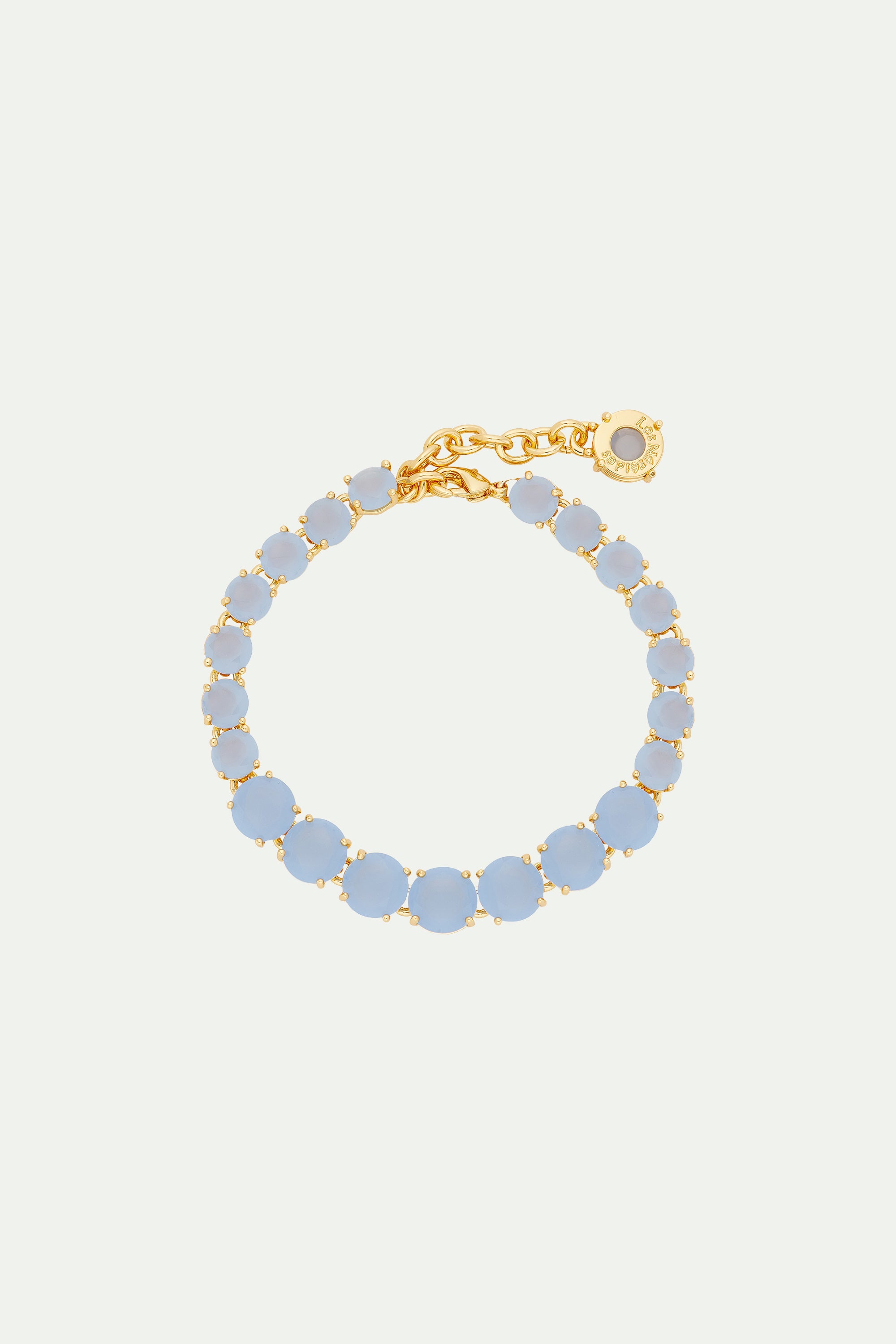 Sky blue Diamantine single-row luxury bracelet
