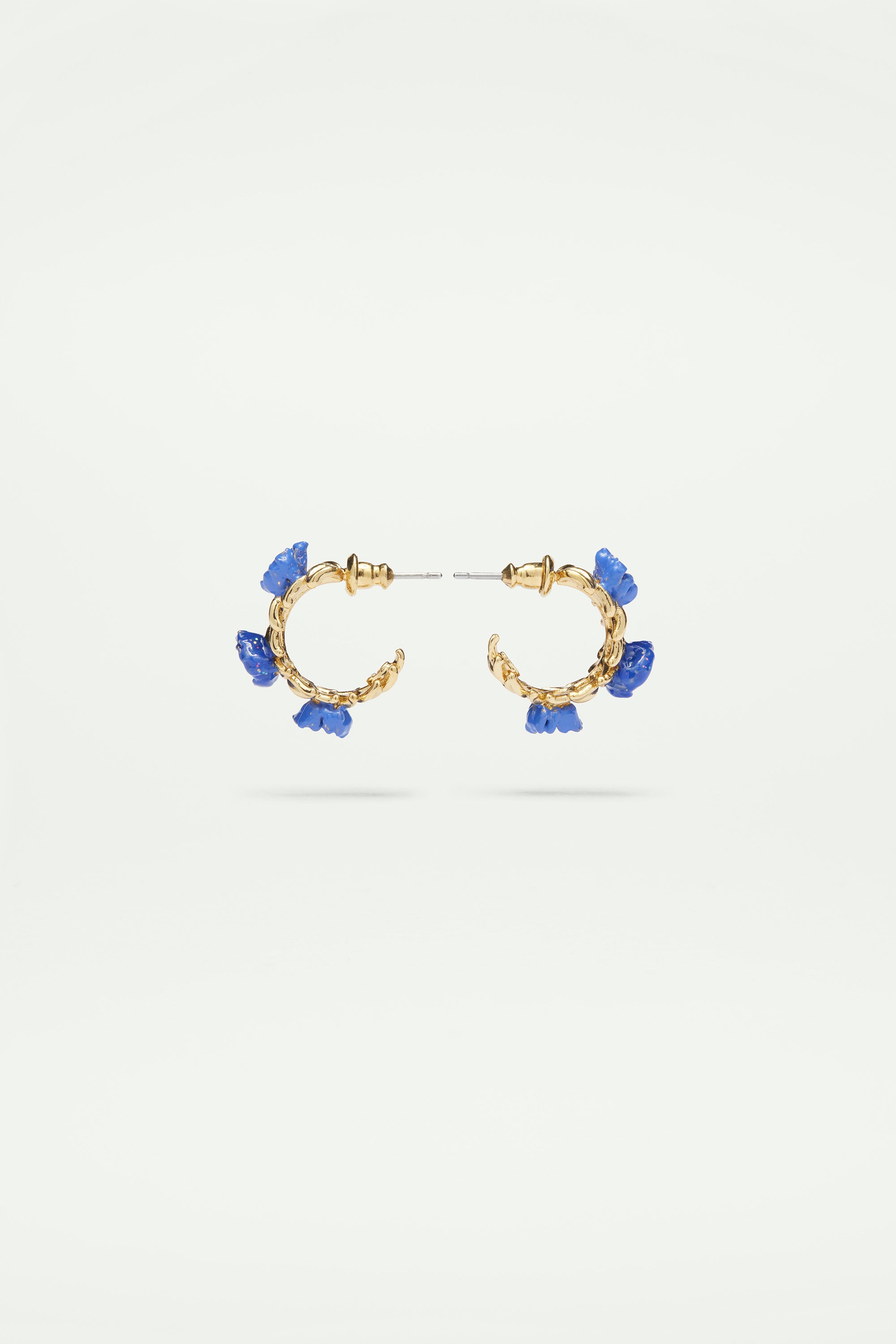 Anemone flower post earrings