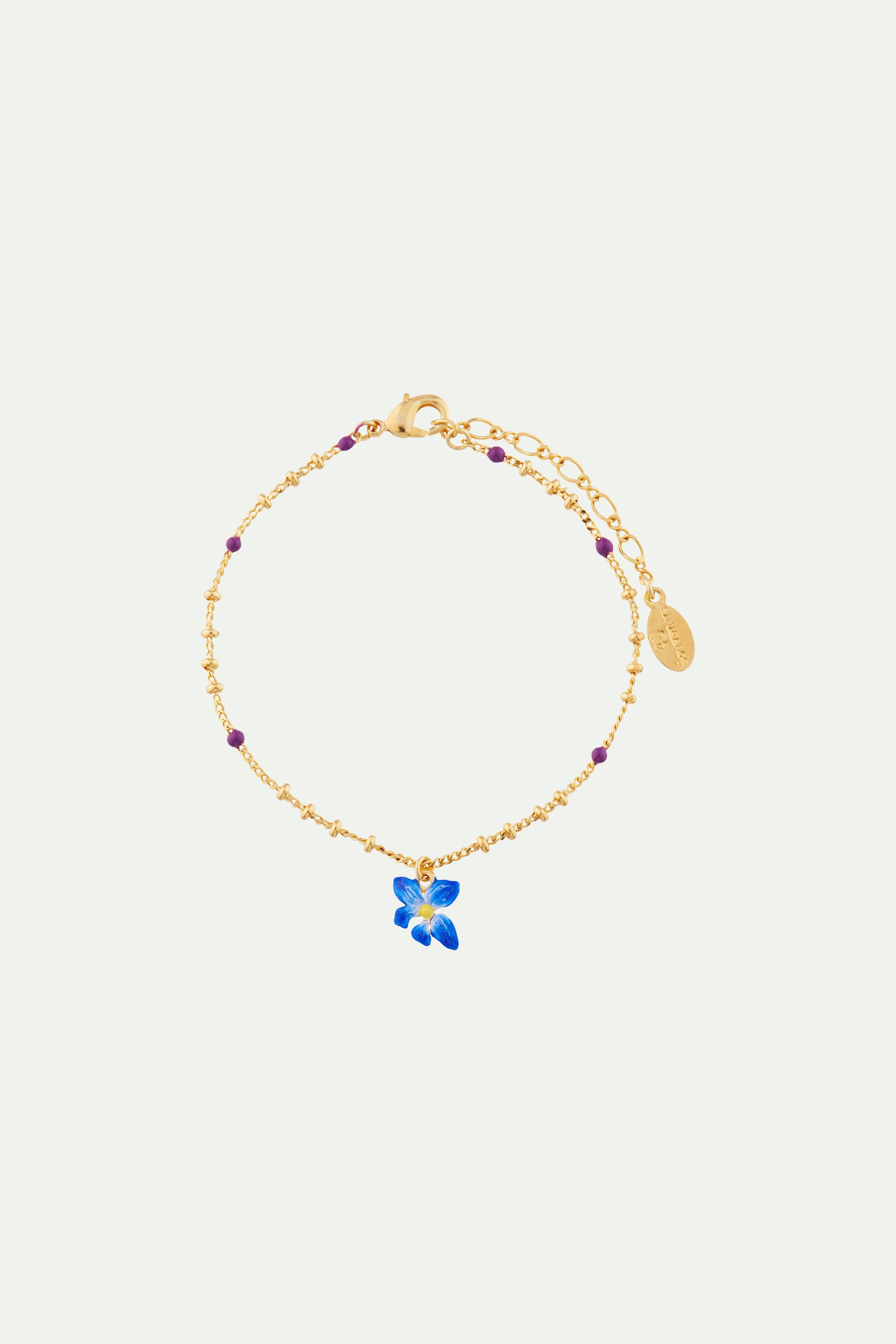 Pulsera con Colgante Violeta