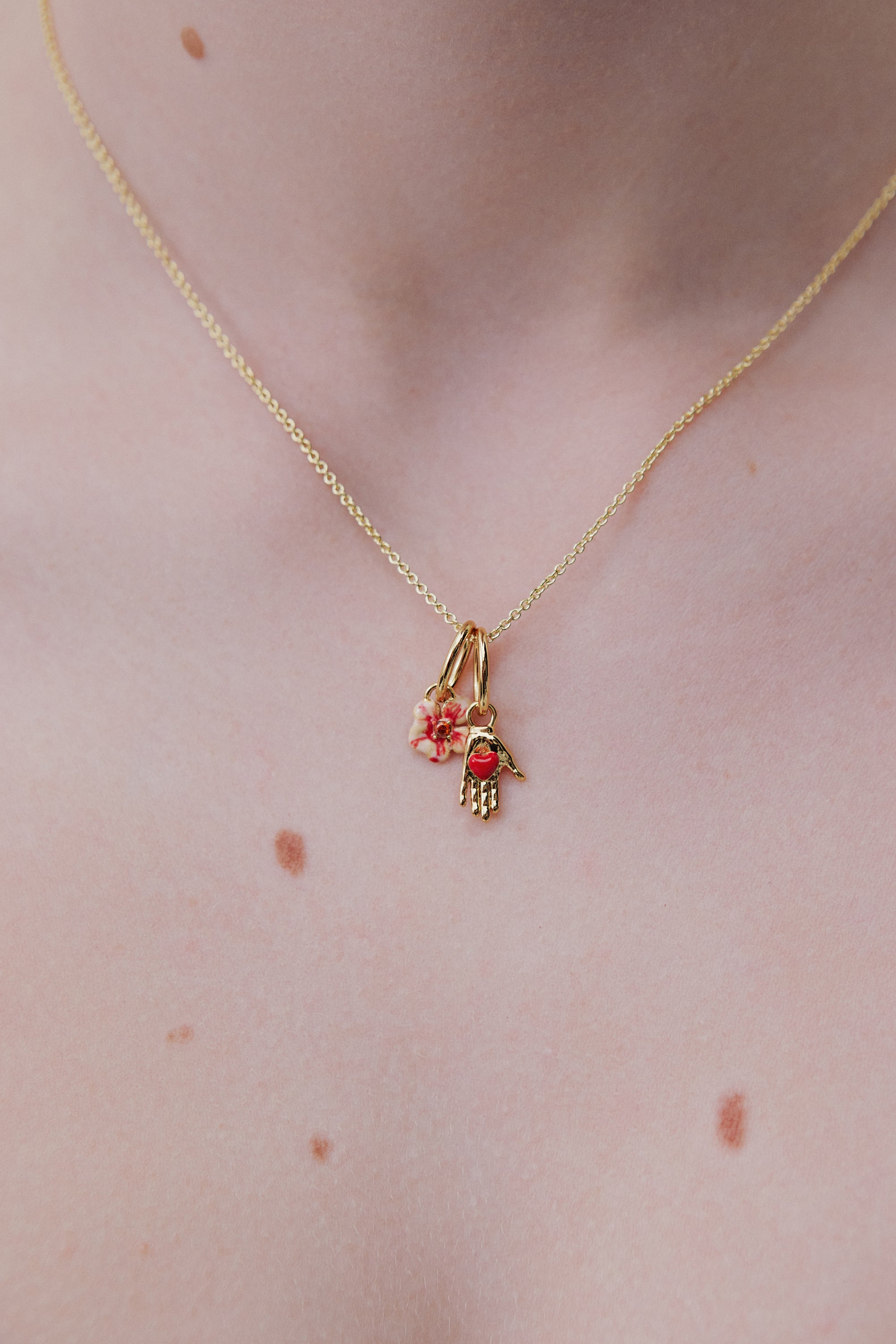 Hand on Heart Pendant, Selflessness and Sincerity
