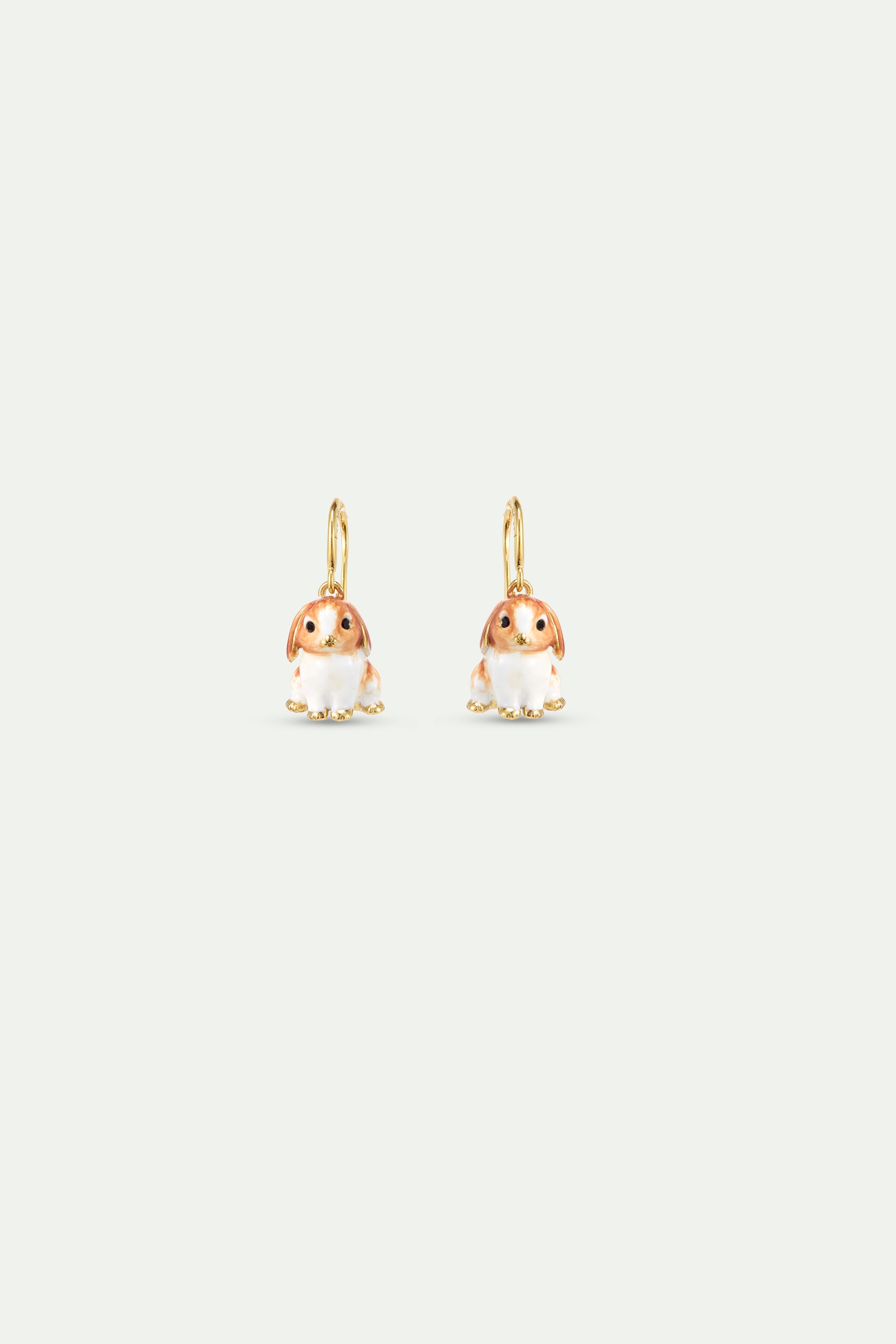 Boucles d'oreilles hook lapin bélier