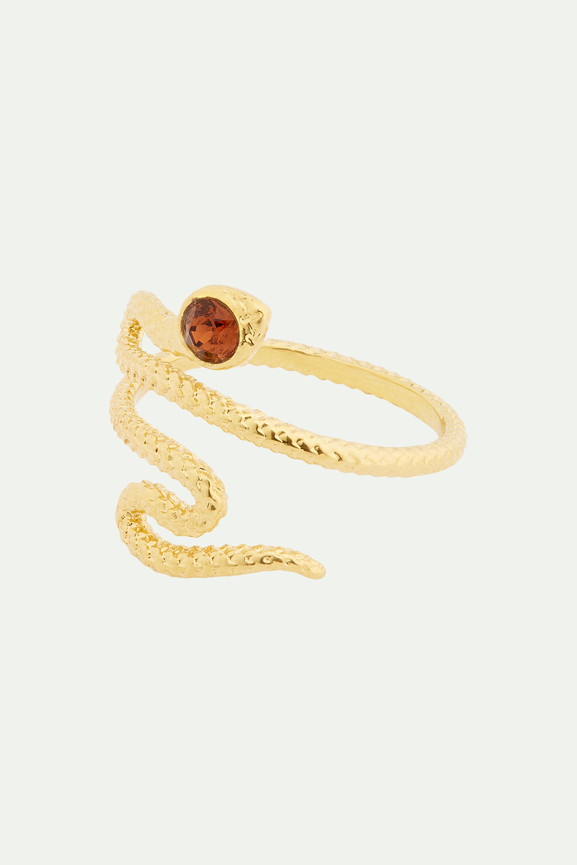 Egyptian snake adjustable ring