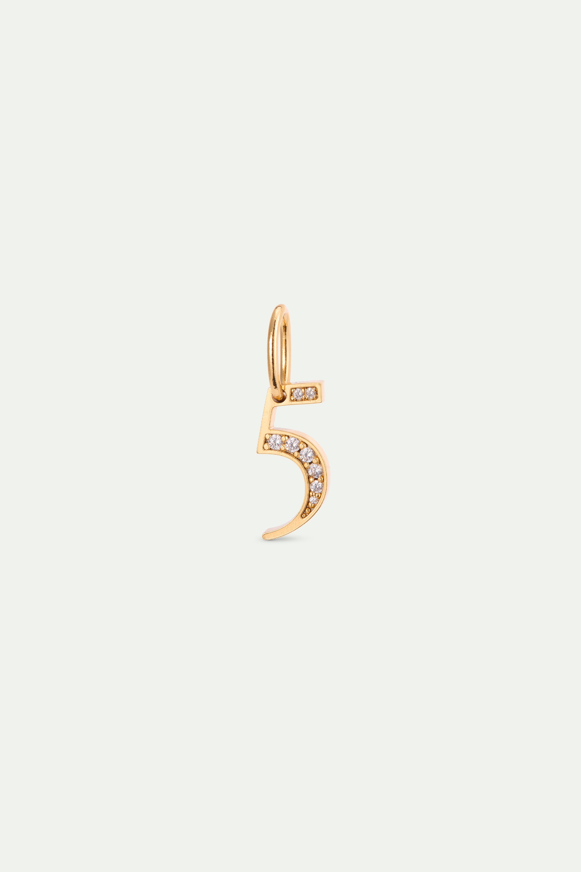 Number 5 pendant, freedom and independence