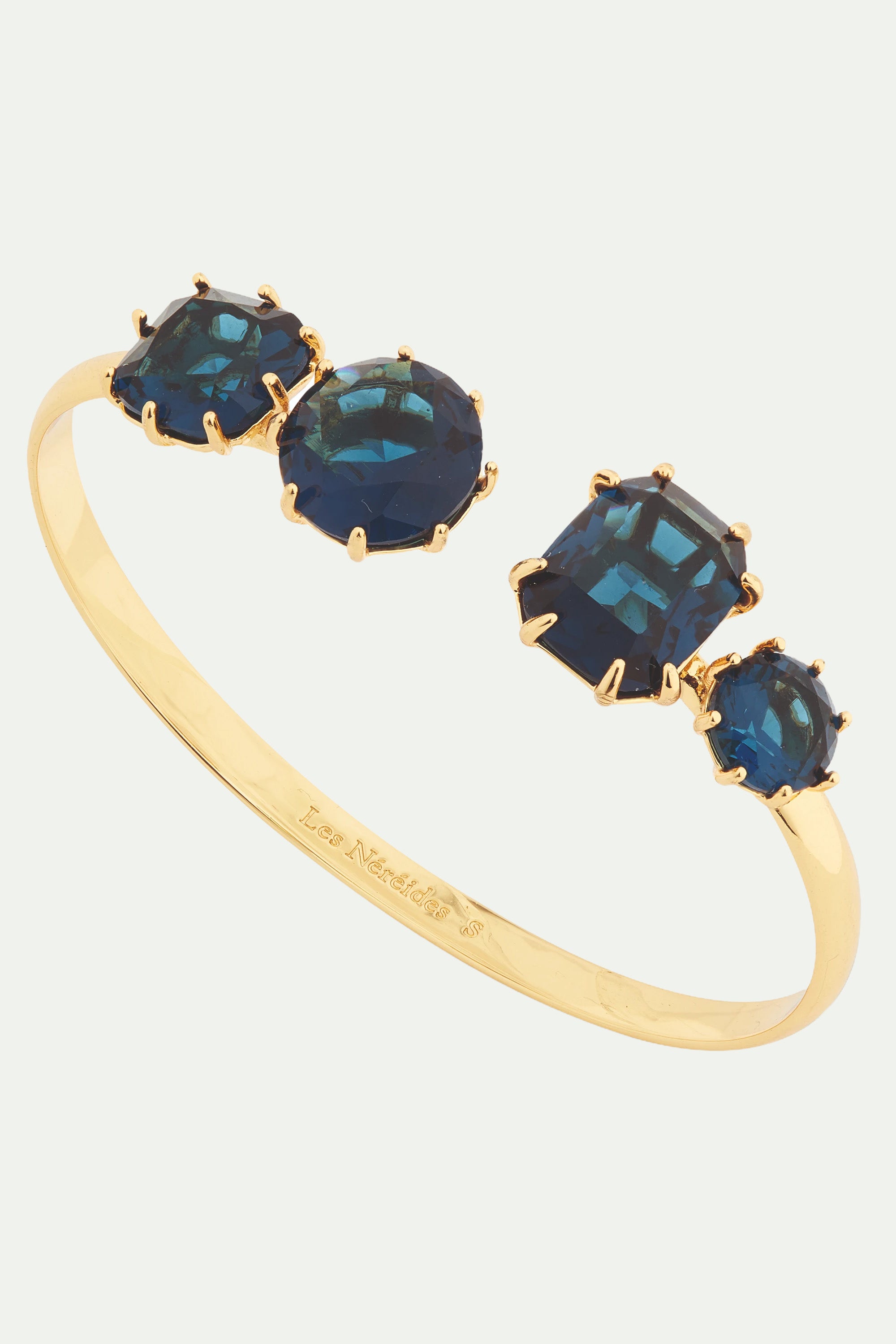 Cuff Bracelet LA DIAMANTINE Bleu Océan size S