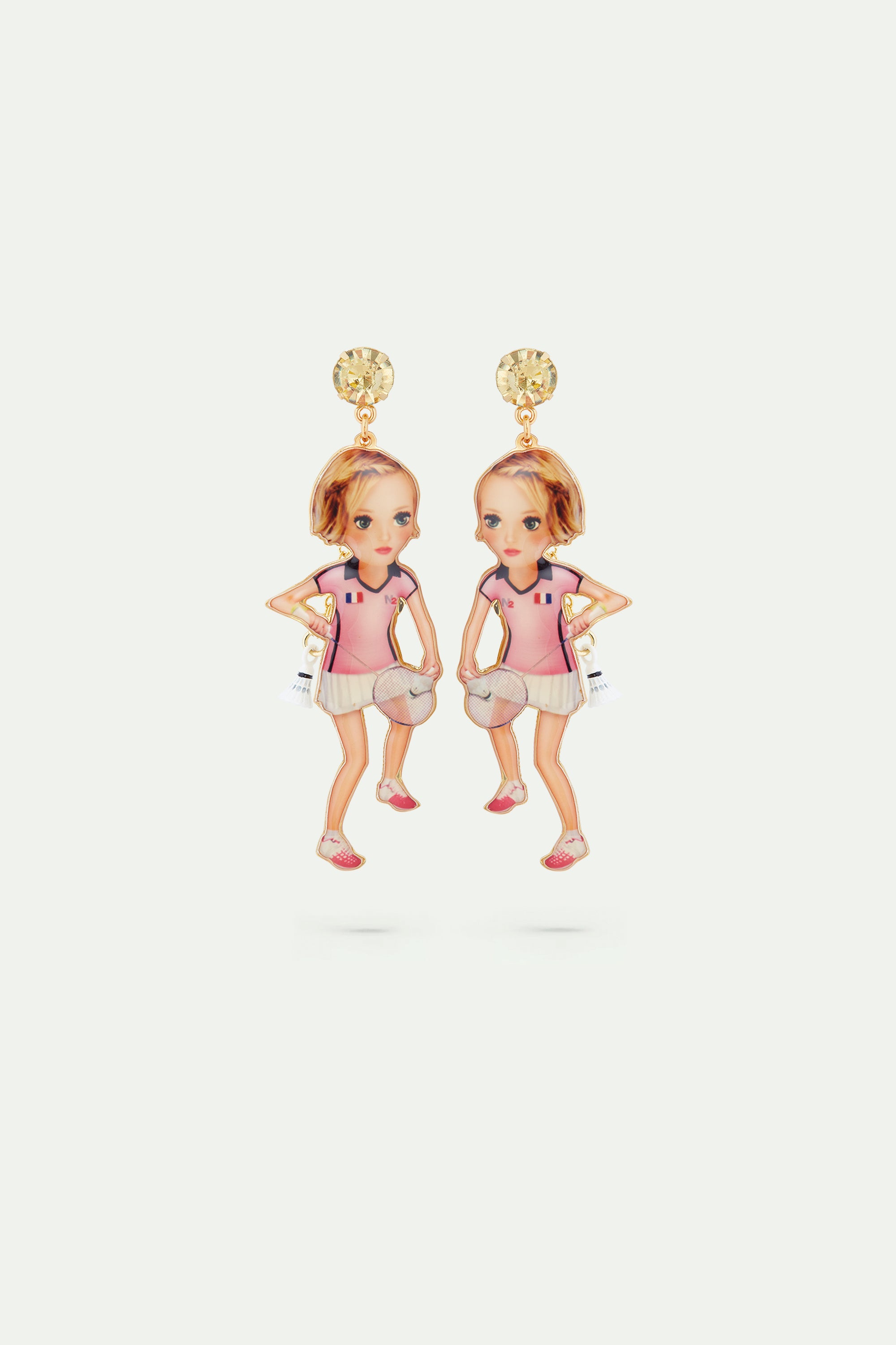 Badminton earrings