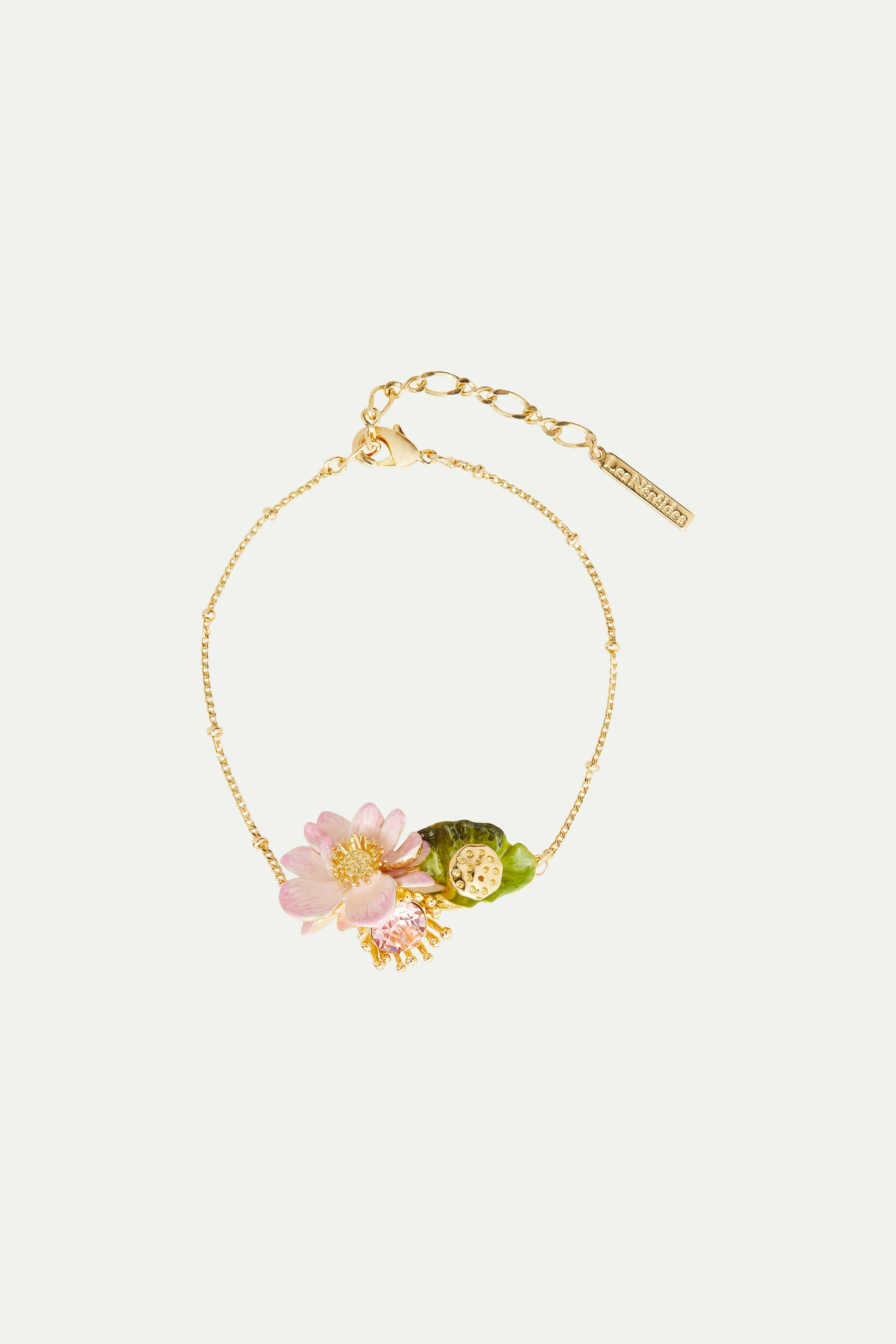 Pulsera fina Flor de loto