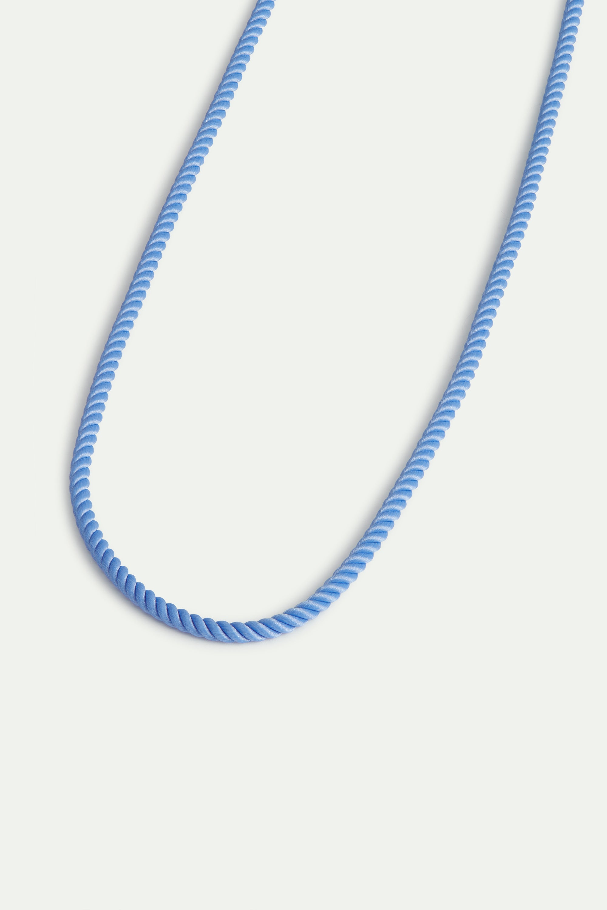 Collar cuerda azul