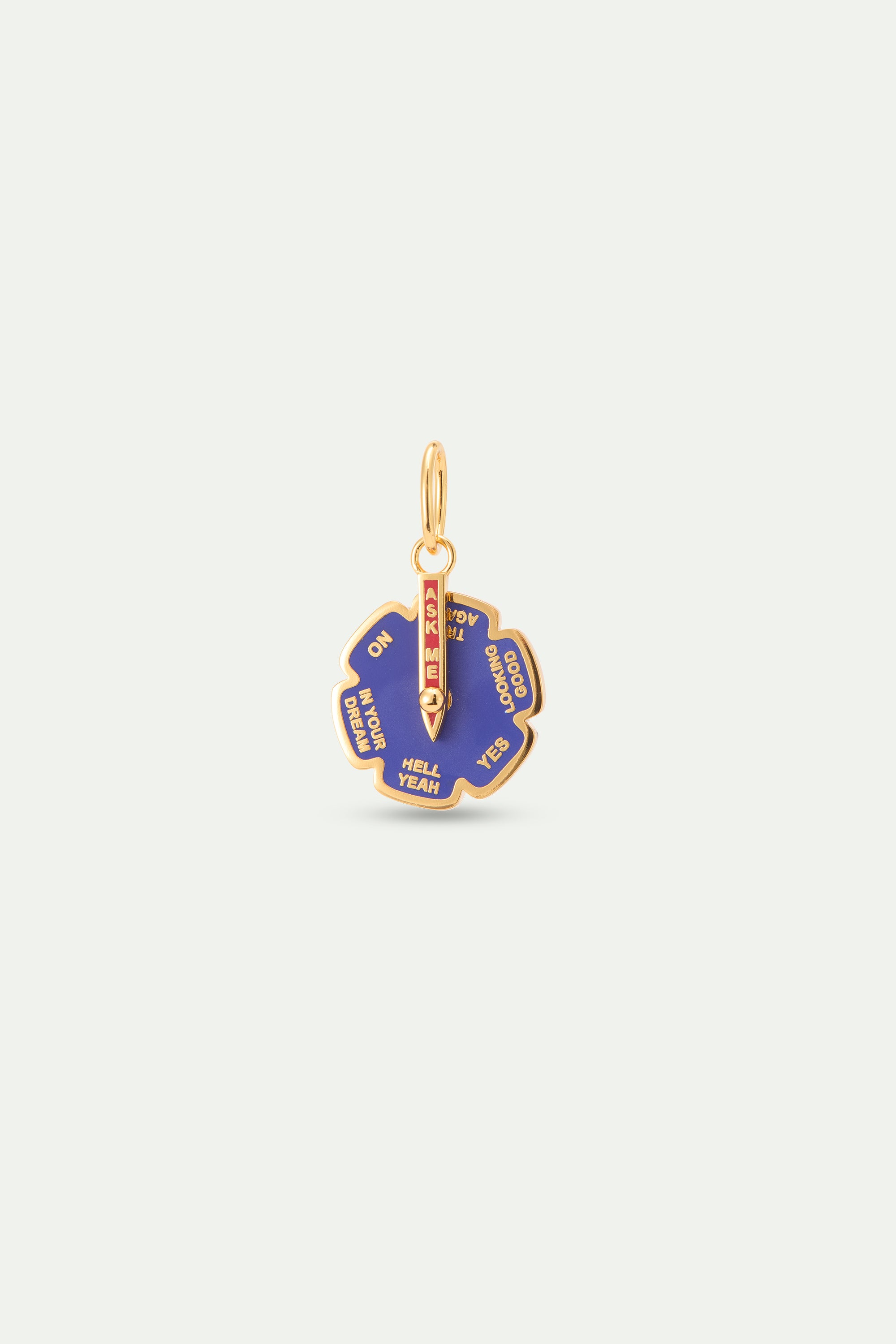 Blue Wheel of Truth Pendant: Game and Intuition