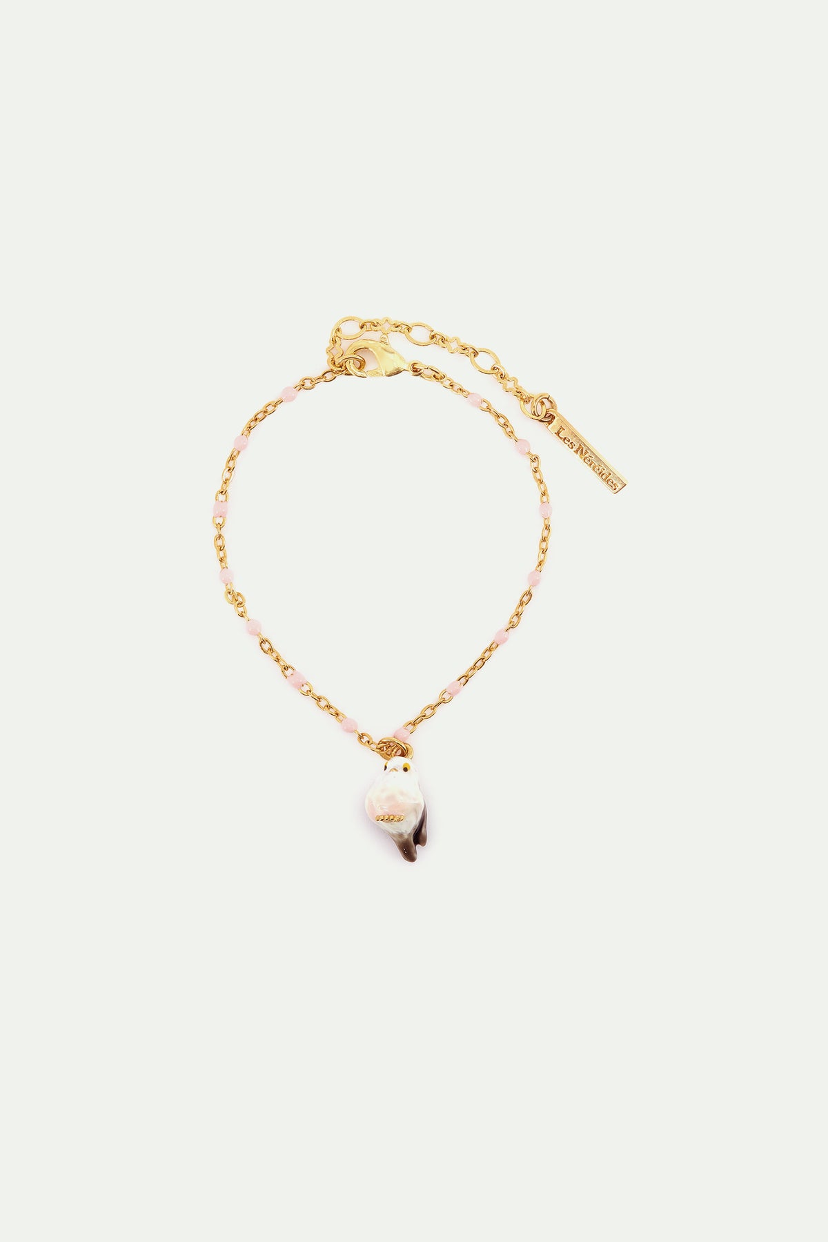 Pulsera fina herrerillo blanco